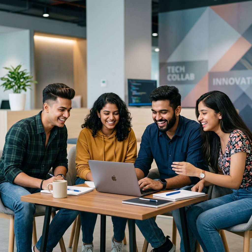 Indian students celebrating success